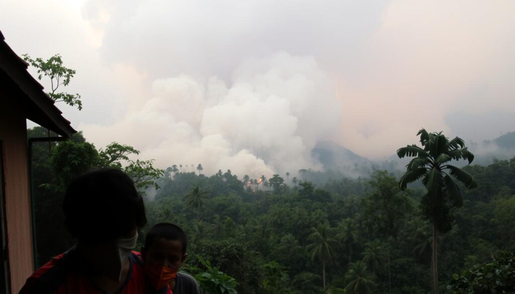 Kebakaran Hutan di Sumatera Meluas
